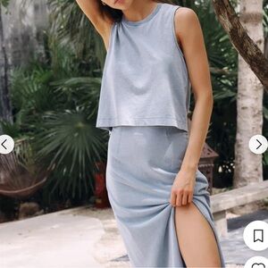 Z Supply Washed indigo beach Set